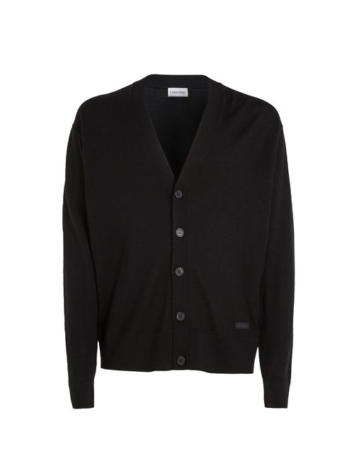 CALVIN KLEIN Cardigan in Lana CALVIN KLEIN | K10K112260BEH